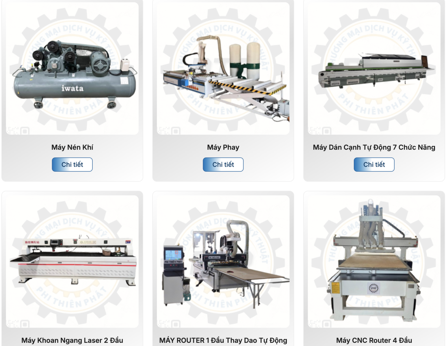 Sản phẩm máy CNC, máy dán cạnh, máy cưa