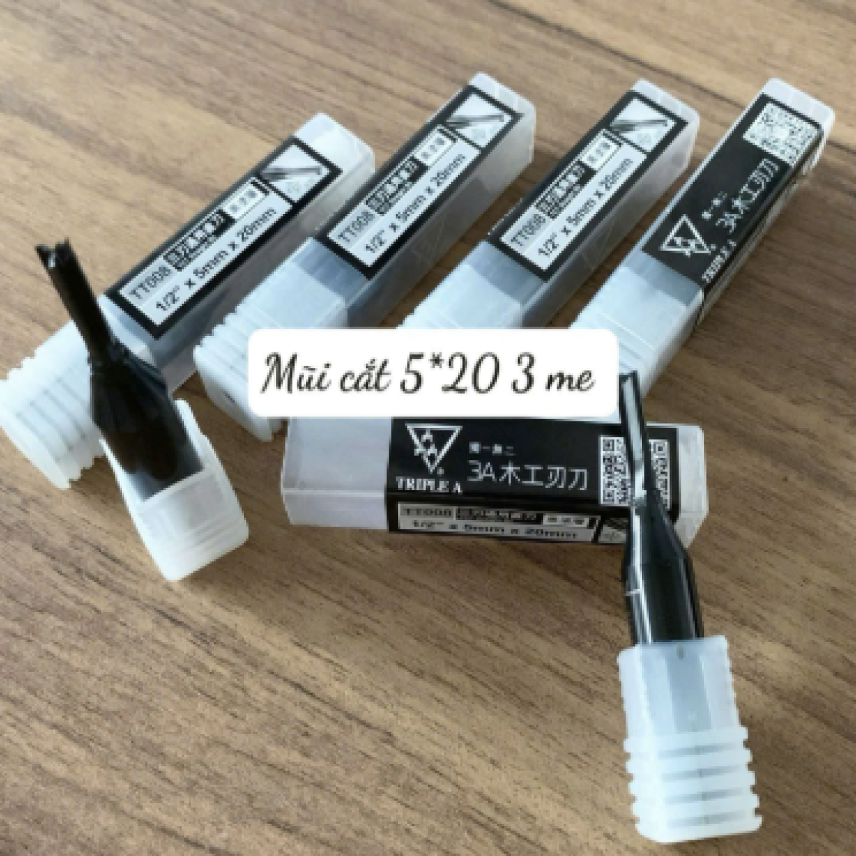 Mũi 5*20*3T 3A đen