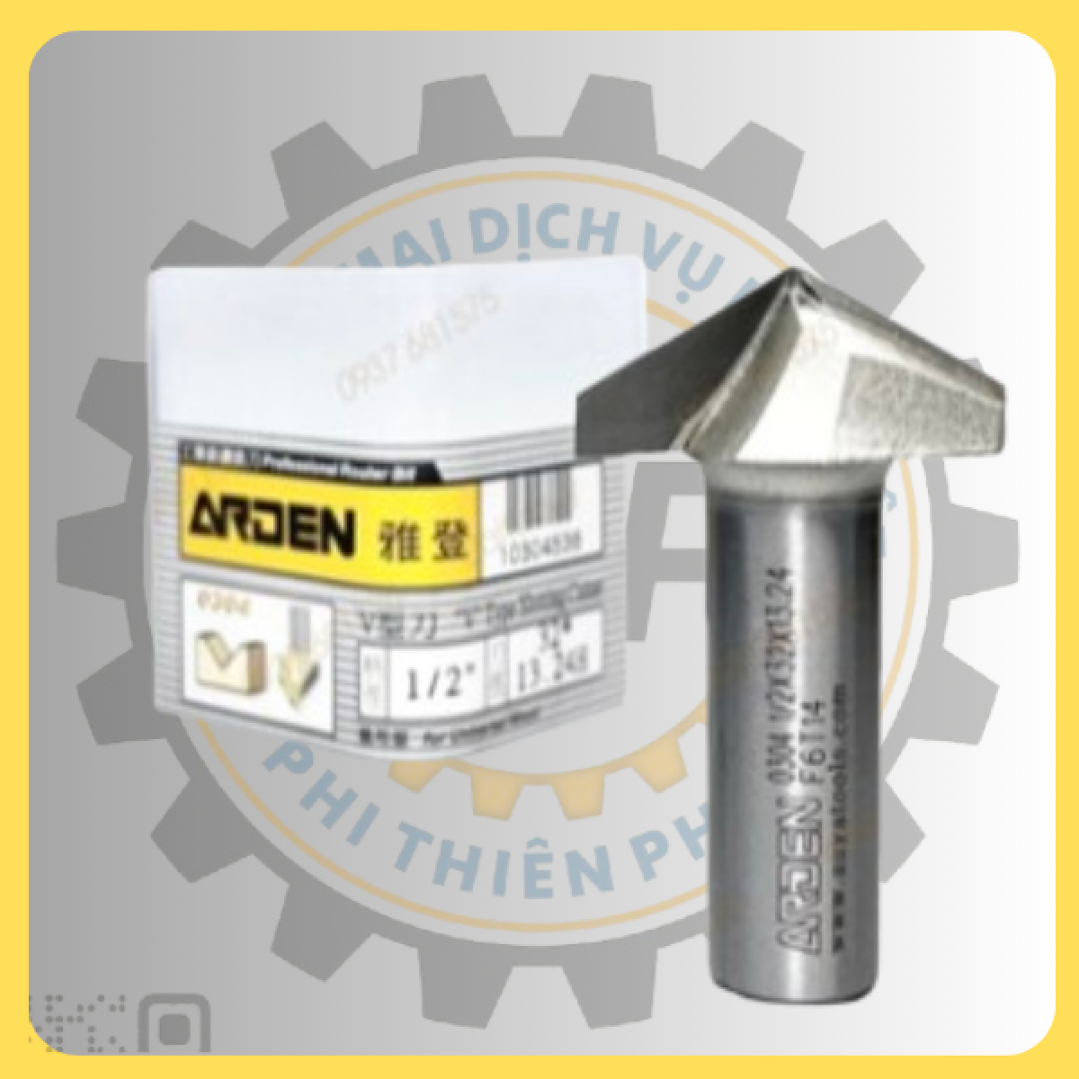 Mũi V120 độ 1/2*32*13.24 (D32mm)