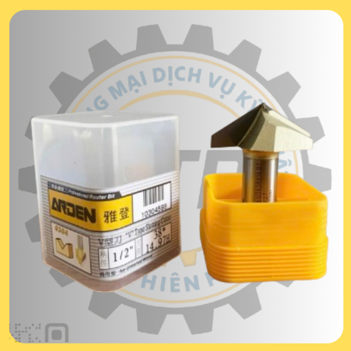 Mũi V120 độ 1/2*38*14.97 (D38mm)