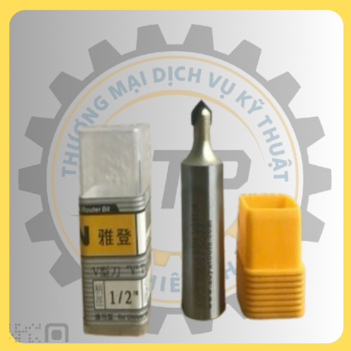 Mũi V90 độ 1/2*1/4 (D6.35mm)