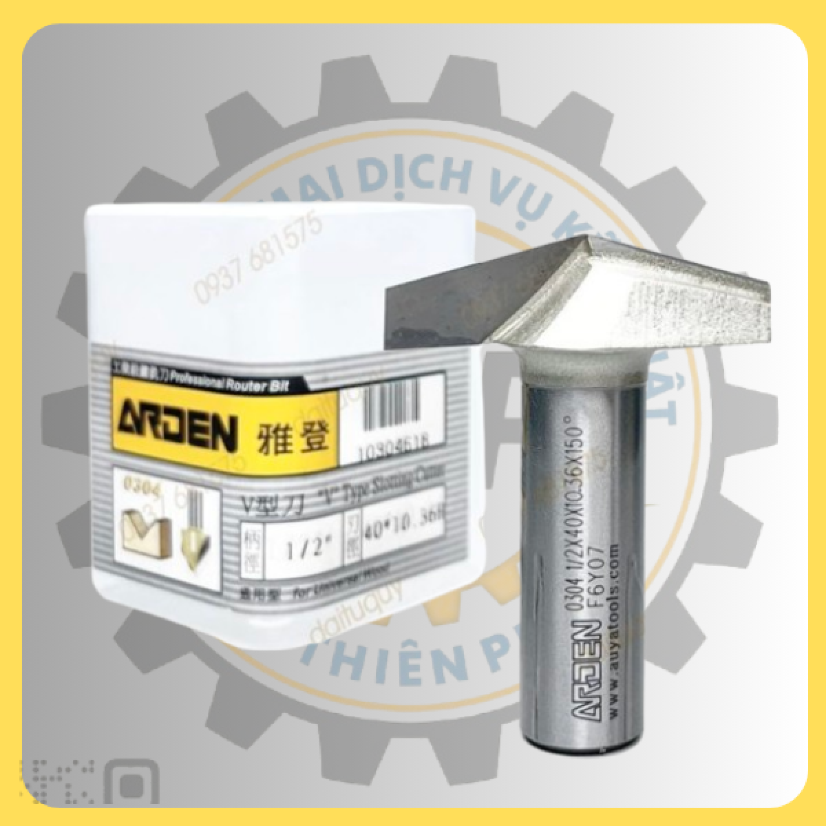 Mũi V150 độ 1/2*40*10.36150(D 40mm)