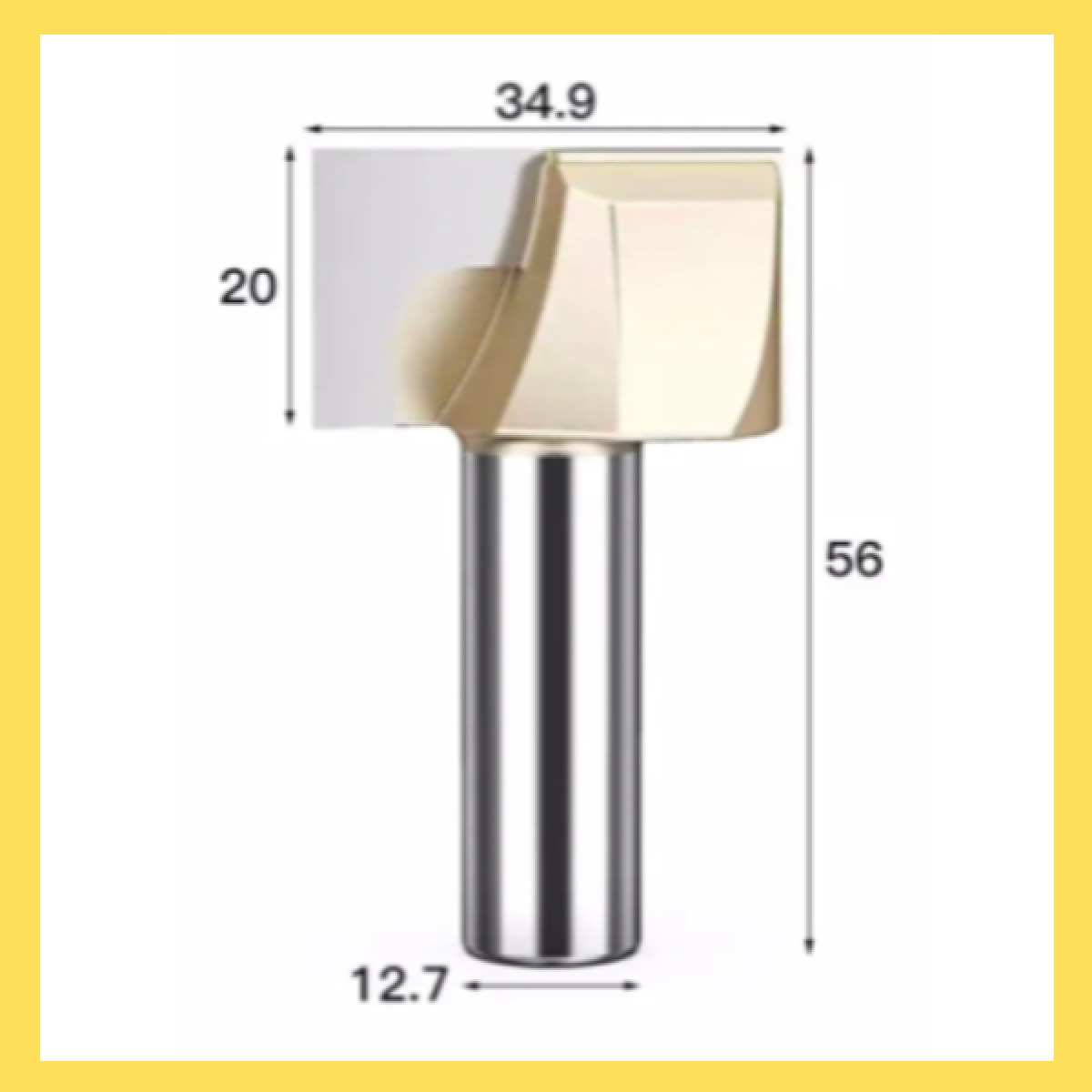 Mũi Phay Mặt Bàn 1/2*35 Tideway