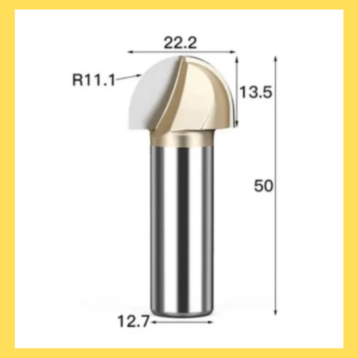 Mũi Cầu 1/2*7/8(D22.2mm)