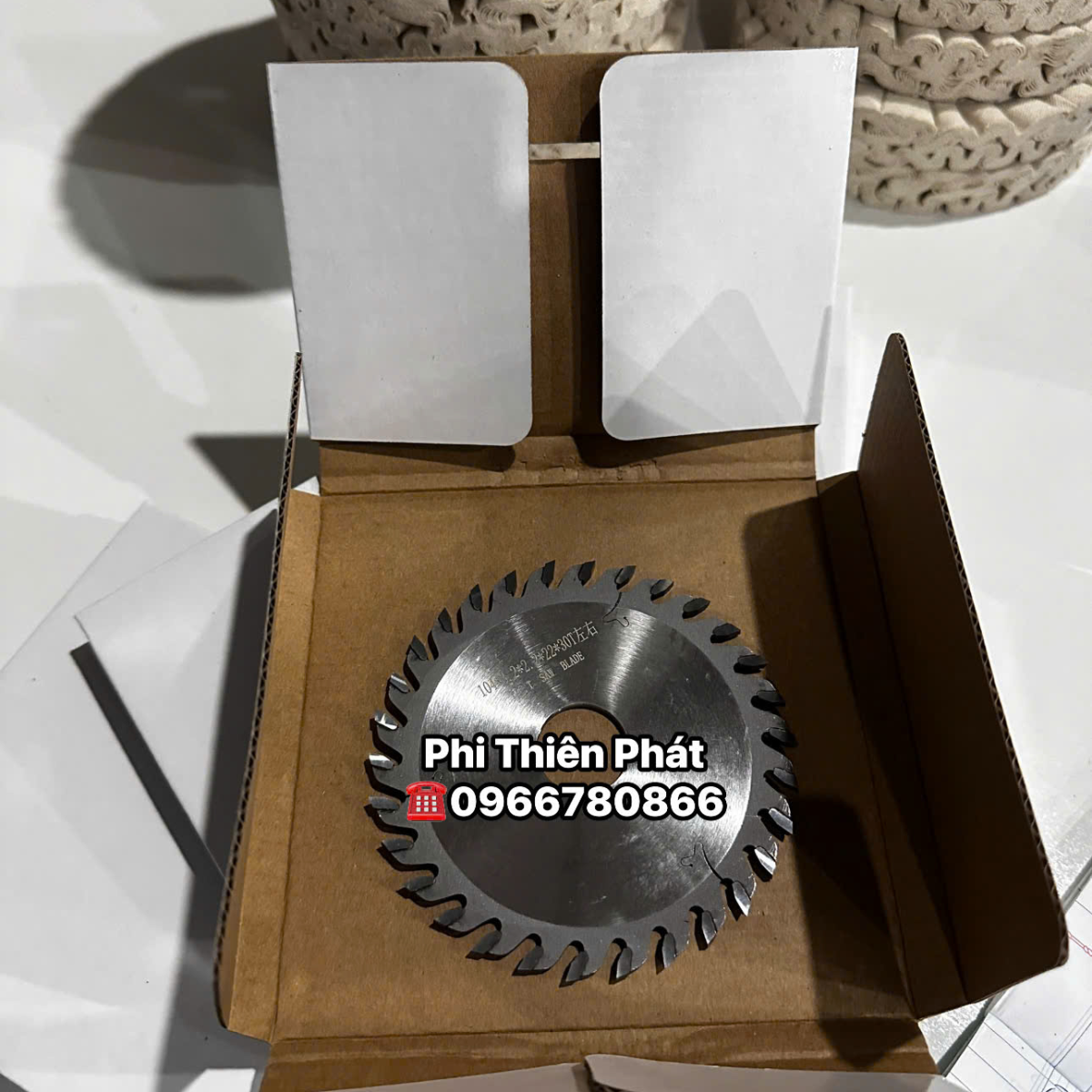Lưỡi cắt đầu đuôi máy dán cạnh 104*3.2*2.2*22*30T