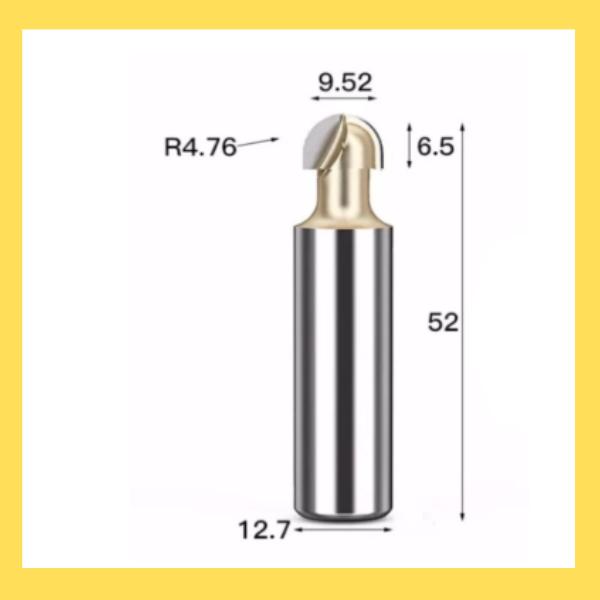 Mũi Cầu 1/2*3/8 (D9.52mm)